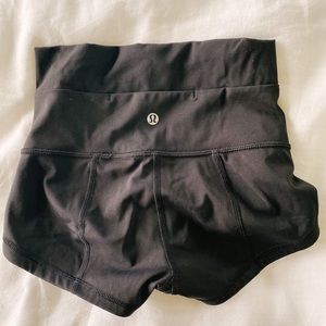 Lululemon spandex high waisted shorts